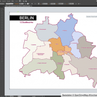 Berlin Stadtplan Vektor Stadtbezirke Stadtteile Topographie, Karte Berlin, Stadtplan Berlin, Stadtkarte Berlin, Karte Berlin Stadtteile, Karte Berlin Stadtbezirke