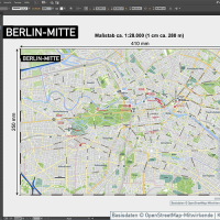 Berlin-Mitte Vektorkarte mit Gebäuden, Vektorkarte Berlin-Mitte, Karte Vektor Berlin-Mitte, Karte Berlin Innenstadt, Karte Berlin Zentrum