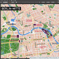 Berlin-Mitte Vektorkarte mit Gebäuden, Vektorkarte Berlin-Mitte, Karte Vektor Berlin-Mitte, Karte Berlin Innenstadt, Karte Berlin Zentrum