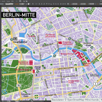 Berlin-Mitte Vektorkarte mit Gebäuden, Vektorkarte Berlin-Mitte, Karte Vektor Berlin-Mitte, Karte Berlin Innenstadt, Karte Berlin Zentrum