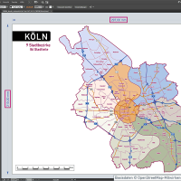 Köln Stadtplan Vektor Stadtbezirke Stadtteile Topographie, Vektorkarte Köln Stadtteile, Karte Köln Stadtteile, Karte Köln Stadtbezirke, Basiskarte Köln, Karte Vektor Köln