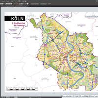 Köln Stadtplan Vektor Stadtbezirke Stadtteile Topographie, Vektorkarte Köln Stadtteile, Karte Köln Stadtteile, Karte Köln Stadtbezirke, Basiskarte Köln, Karte Vektor Köln