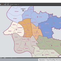 Düsseldorf Stadtplan Vektor Stadtbezirke Stadtteile Topographie, Karte Düsseldorf Vektor Vektorkarte Düsseldorf AI, Stadtplan Düsseldorf Vektordaten, Karte Düsseldorf Stadtteile, Karte Düsseldorf Stadtbezirke