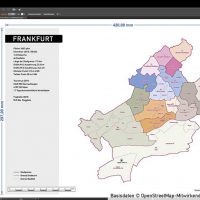 Frankfurt am Main Stadtplan Vektor Stadtbezirke Stadtteile Topographie, Karte Frankurt Stadtteile, Karte Frankfurt Stadtbezirke, Vektorkarte Frankfurt Stadtteile, Stadtplan Frankfurt Stadtteile