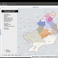 Frankfurt am Main Stadtplan Vektor Stadtbezirke Stadtteile Topographie, Karte Frankurt Stadtteile, Karte Frankfurt Stadtbezirke, Vektorkarte Frankfurt Stadtteile, Stadtplan Frankfurt Stadtteile