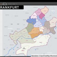 Frankfurt am Main Stadtplan Vektor Stadtbezirke Stadtteile Topographie, Karte Frankurt Stadtteile, Karte Frankfurt Stadtbezirke, Vektorkarte Frankfurt Stadtteile, Stadtplan Frankfurt Stadtteile
