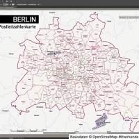 Berlin Postleitzahlen PLZ-5 Topographie Stadtbezirke Stadtteile Vektorkarte, Karte Berlin Postleitzahlen, Vektorkarte Berlin Postleitzahlen, PLZ-Karte Berlin, Karte Berlin PLZ Stadtteile, Vektorkarte Berlin PLZ Stadtteile