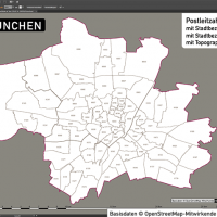 München Stadtplan Postleitzahlen PLZ-5 Topographie Stadtbezirke Stadtteile, Karte PLZ München, Karte Postleitzahlen München, Karte Stadtteile München, Karte Stadtbezirke München, Landkarte München, Karte PLZ München Stadtteile