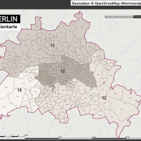 Berlin Karte Postleitzahlen PLZ-5-2 Vektorkarte, Karte Berlin PLZ, Postleitzahlenkarte Berlin, Berlin PLZ Karte, Karte PLZ Berlin, Karte PLZ 5-stellig Berlin, Vektorkarte PLZ Berlin