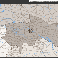 Berlin Karte Postleitzahlen PLZ-5-2 Vektorkarte, Karte Berlin PLZ, Postleitzahlenkarte Berlin, Berlin PLZ Karte, Karte PLZ Berlin, Karte PLZ 5-stellig Berlin, Vektorkarte PLZ Berlin