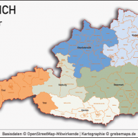 Österreich Austria Vektorkarte Bundesländer Bezirke Gemeinden, Karte Österreich Bezirke, Karte Österreich Bundesländer, Karte Österreich Gemeinden, Vektorkarte Österreich Gemeinden, Karte Austria Gemeinden