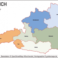 Österreich Austria Vektorkarte Bundesländer Bezirke Gemeinden, Karte Österreich Bezirke, Karte Österreich Bundesländer, Karte Österreich Gemeinden, Vektorkarte Österreich Gemeinden, Karte Austria Gemeinden