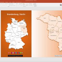 PowerPoint-Karte Deutschland Landkreise Bundesländer, Karte Deutschland Landkreise PowerPoint, Karte Deutschland Bundesländer PowerPoint, Karte PowerPoint Deutschland Landkreise
