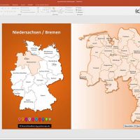 PowerPoint-Karte Deutschland Landkreise Bundesländer, Karte Deutschland Landkreise PowerPoint, Karte Deutschland Bundesländer PowerPoint, Karte PowerPoint Deutschland Landkreise