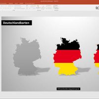 PowerPoint-Karte Deutschland Landkreise Bundesländer, Karte Deutschland Landkreise PowerPoint, Karte Deutschland Bundesländer PowerPoint, Karte PowerPoint Deutschland Landkreise