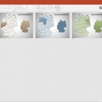 Deutschland PowerPoint-Karte Bundesländer, Karte Deutschland Bundesländer, Bundesländer Karte Deutschland PowerPoint