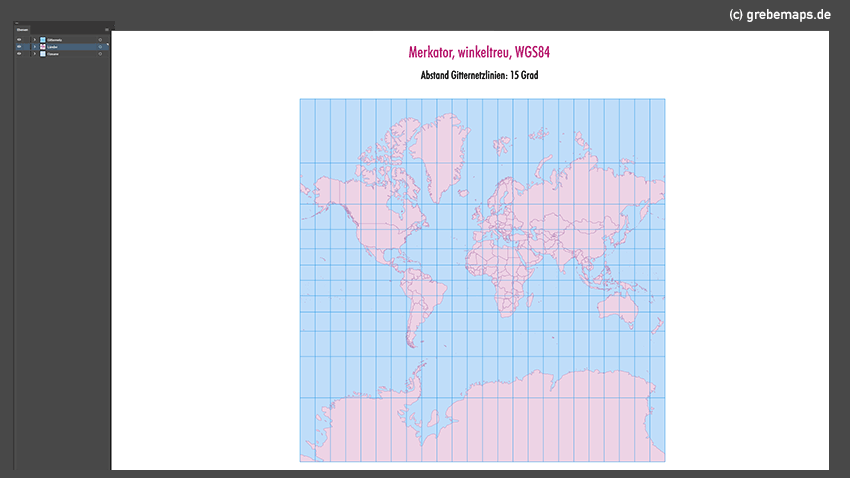 Weltkarte, Karte Welt Vektor, Vektorkarte Welt, Merkator