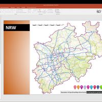 NRW PowerPoint-Karte Gemeinden Landkreise Regierungsbezirke, Karte PowerPoint NRW, Karte PowerPoint NRW Landkreise, Karte PowerPoint NRW Gemeinden, Karte PowerPoint Nordrhein-Westfalen