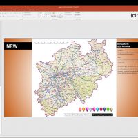 NRW PowerPoint-Karte Gemeinden Landkreise Regierungsbezirke, Karte PowerPoint NRW, Karte PowerPoint NRW Landkreise, Karte PowerPoint NRW Gemeinden, Karte PowerPoint Nordrhein-Westfalen