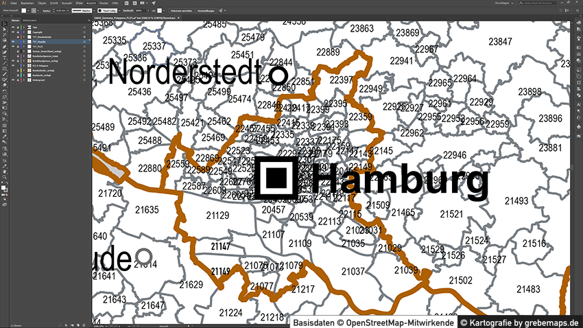 Deutschland Postleitzahlen PLZ-5 Vektorkarte 5-stellig (2017), Karte PLZ Deutschland, Vektorkarte PLZ Deutschland, Karte Postleitzahlen Deutschland, Postleitzahlenkarte Deutschland