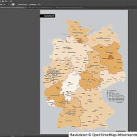 Deutschland Autobahnen Städte Gewässer Bundesländer Vektorkarte, Karte Deutschland Autobahnen Städte, Vektorkarte Deutschland, Karte Vektor Deutschland, editierbar, bearbeitbar