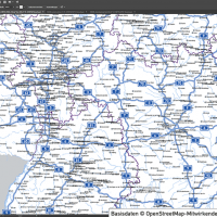 Deutschland Autobahnen Städte Gewässer Bundesländer Vektorkarte, Karte Deutschland Autobahnen Städte, Vektorkarte Deutschland, Karte Vektor Deutschland, editierbar, bearbeitbar