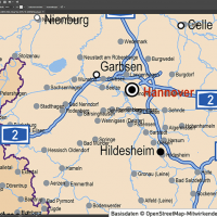 Deutschland Autobahnen Städte Gewässer Bundesländer Vektorkarte, Karte Deutschland Autobahnen Städte, Vektorkarte Deutschland, Karte Vektor Deutschland, editierbar, bearbeitbar