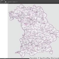 Bayern Vektorkarte Gemeinden Landkreise Regierungsbezirke, Karte Bayern Gemeinden, Karte Bayern Landkreise, Vektorkarte Bayern Gemeinden, Vektorkarte Bayern Landkreise, Landkreiskarte Bayern, Gemeindekarte Bayern