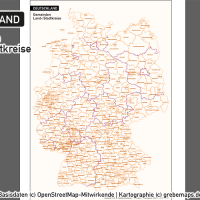 Deutschland Gemeinden MIT Gemeindenamen Vektorkarte Landkreise, Karte Deutschland Gemeinden, Karte Deutschland Landkreise, Landkreise Deutschland Vektorkarte, Gemeinden Deutschland Vektorkarte