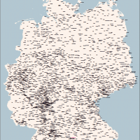 Karte Deutschland Orte Städte, Vektorkarte Deutschland Orte Städte