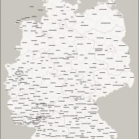 Deutschland PLUS Landkreise Stadtkreise Vektorkarte (2018), Karte Landkreise Deutschland, Deutschland Karte Landkreise, Landkreise Karte Deutschland