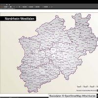 Nordrhein-Westfalen Vektorkarte NRW Landkreise Regierungsbezirke Gemeinden Autobahnen, Karte NRW, Karte Nordrhein-Westfalen Gemeinden, Karte Nordrhein-Westfalen Landkreise, Karte NRW Gemeinden, Karte NRW Landkreise