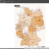 Deutschland Postleitzahlenkarte PLZ-1-2-3 Vektorkarte 3-stellig, Autobahnen, Postleitzahlenkarte Deutschland 3-stellig, PLZ-Karte Deutschland 3-stellig, Karte PLZ Deutschland