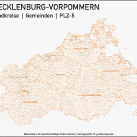 Mecklenburg-Vorpommern Vektorkarte Landkreise Gemeinden PLZ-5, Karte Landkreise Mecklenburg-Vorpommern, Karte Gemeinden Mecklenburg-Vorpommern, Karte Postleitzahlen Mecklenburg-Vorpommern, Karte PLZ Mecklenburg-Vorpommern, Vektorkarte Mecklenburg-Vorpommern Gemeinden, Karte Mecklenburg-Vorpommern Landkreise, Karte PLZ Mecklenburg-Vorpommern