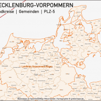 Mecklenburg-Vorpommern Vektorkarte Landkreise Gemeinden PLZ-5, Karte Landkreise Mecklenburg-Vorpommern, Karte Gemeinden Mecklenburg-Vorpommern, Karte Postleitzahlen Mecklenburg-Vorpommern, Karte PLZ Mecklenburg-Vorpommern, Vektorkarte Mecklenburg-Vorpommern Gemeinden, Karte Mecklenburg-Vorpommern Landkreise, Karte PLZ Mecklenburg-Vorpommern