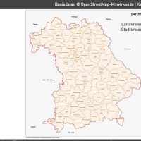 Bayern Vektorkarte Gemeinden Landkreise Regierungsbezirke PLZ-5, Karte Gemeinden und Landkreise Bayern Vektor, Karte Bayern Postleitzahlen PLZ-5 5-stellig, Vektorkarte Bayern Postleitzahlen, Vektorkarte Bayern PLZ, Landkarte Bayern Landkreise, Landkarte Bayern Gemeinden, Landkreise Bayern Karte,