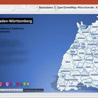 PowerPoint-Karte Baden-Württemberg Landkreise Gemeinden, Karte Baden-Württemberg Landkreise, Karte Baden-Württemberg Gemeinden, Karte für PowerPoint Baden-Württemberg, Karte BW Gemeinden, Karte BW Landkreise, Landkreise Baden-Württemberg PowerPoint, Gemeinden Baden-Württemberg PowerPoint