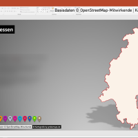 PowerPoint-Karte Hessen Landkreise Gemeinden Regierungsbezirke Vektorkarte, PowerPoint-Karte Hessen Gemeinden, Karte PowerPoint Hessen Gemeinden, Karte PowerPoint Hessen Landkreise