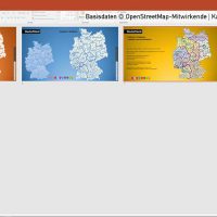 PowerPoint-Karte Deutschland Landkreise Vektorkarte, PowerPoint-Karte Landkreise Deutschland, Karte PowerPoint Landkreise Deutschland