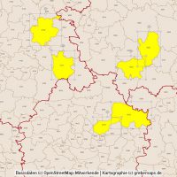 PowerPoint-Karte Bayern Postleitzahlen PLZ-5 (5-stellig) mit München, PowerPoint-Karte Postleitzahlen Bayern, PowerPoint-Karte PLZ Bayern, PowerPoint-Karte Postleitzahlen 5-stellig Bayern, PowerPoint-Karte PLZ-5 Bayern, PLZ-Karte Bayern PowerPoint
