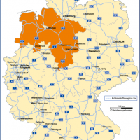 Deutschland Bundesländer Autobahnen Vektorkarte - grebemaps® B2B-KartenShop