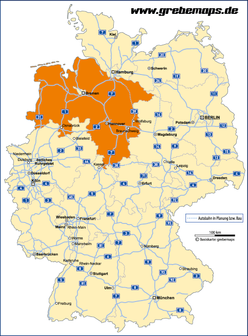 Deutschland Bundesländer Autobahnen Vektorkarte, Karte Deutschland Bundesländer, Vektorkarte Deutschland Bundesländer, Karte Deutschland Autobahnen