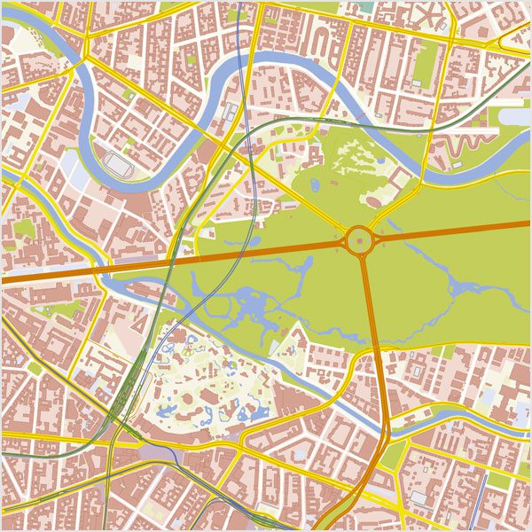 Berlin-Zentrum Stadtplan Vektor mit Gebäuden Basiskarte, Karte Berlin Zentrum mit Gebäuden, Basiskarte Berlin-Zentrum, Vektorkarte Berlin-Zentrum