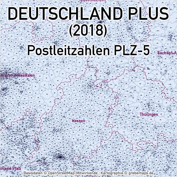 Deutschland Postleitzahlenkarte Landkreise Gemeinden Vektorkarte - BUNDLE mit 5 Karten (2018), Gemeindekarte, Landkreiskarte, Postleitzahlenkarte, Karte Gemeinden, Karte Landkreise, Karte Postleitzahlen Deutschland, download, AI-Datei, editierbar, ebenen-separiert