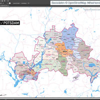 Berlin Potsdam Stadtbezirke Stadtteile Topographie Vektorkarte, Karte Berlin Stadtteile, Vektorkarte Berlin Stadtteile, Karte Berlin Vektor download, Karte Vektor Berlin download