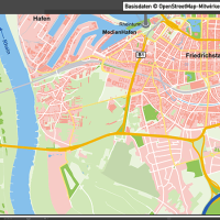 Düsseldorf-Mitte Übersichtskarte Vektorkarte, Karte Düsseldorf Mitte, Karte Düsseldorf Innenstadt, Karte Düsseldorf Zentrum, Karte Düsseldorf mit Gebäuden, Karte Düsseldorf AI-Datei download