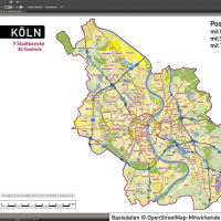 Köln Postleitzahlen PLZ-5 Topographie Stadtbezirke Stadtteile Vektorkarte, Karte Köln Stadtteile, Karte Köln Postleitzahlen, Karte Köln PLZ, Karte Köln PLZ-5, Karte Köln PLZ 5-stellig, Vektorkarte Köln AI-Datei download