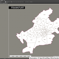 Frankfurt Postleitzahlen PLZ-5 Topographie Stadtbezirke Stadtteile Vektorkarte, Karte Frankfurt am Main PLZ, Karte Frankfurt am Main Postleitzahen, Karte Frankfurt am Main Stadtteile, Karte Frankfurt am Main Stadtbezirke, Vektorkarte Frankfurt, AI-Datei, download