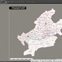 Frankfurt Postleitzahlen PLZ-5 Topographie Stadtbezirke Stadtteile Vektorkarte, Karte Frankfurt am Main PLZ, Karte Frankfurt am Main Postleitzahen, Karte Frankfurt am Main Stadtteile, Karte Frankfurt am Main Stadtbezirke, Vektorkarte Frankfurt, AI-Datei, download