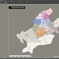 Frankfurt Postleitzahlen PLZ-5 Topographie Stadtbezirke Stadtteile Vektorkarte, Karte Frankfurt am Main PLZ, Karte Frankfurt am Main Postleitzahen, Karte Frankfurt am Main Stadtteile, Karte Frankfurt am Main Stadtbezirke, Vektorkarte Frankfurt, AI-Datei, download